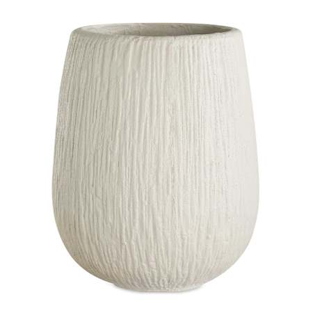 Uttermost Rustic Ridge 14" Wide Magnesium Oxide Outdoor Planter Off-White