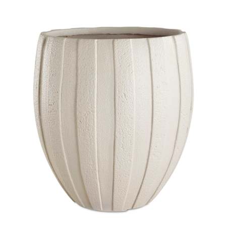 Uttermost Ridgehaven 17" Wide Magnesium Oxide Outdoor Planter Off-White