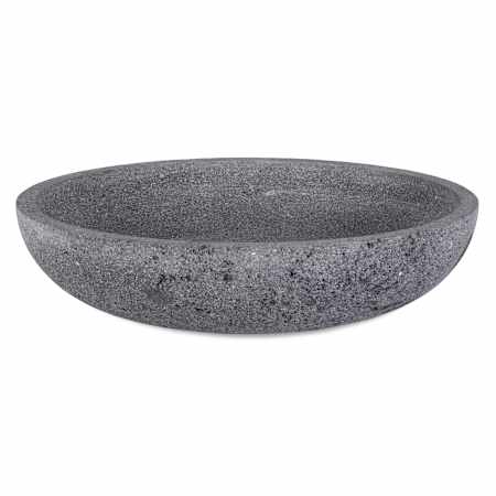 Uttermost Ashen 16" Wide Stone Decorative Bowl Gray
