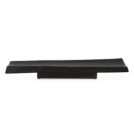 Uttermost Ciaran 20" Wide Indoor-Outdoor Wooden Tray Black