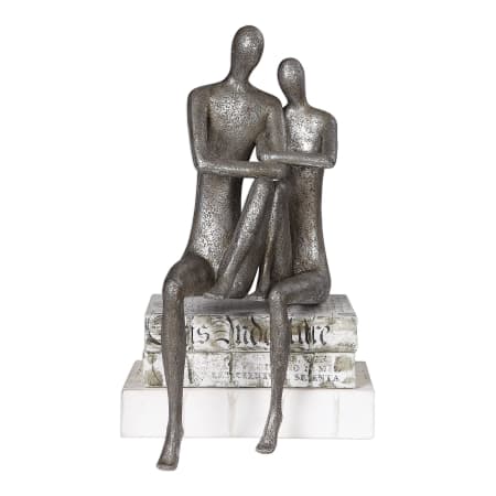 Uttermost Courtship 10" Wide Loving Couple Contemporary Resin Figurine Statue Antique Nickel