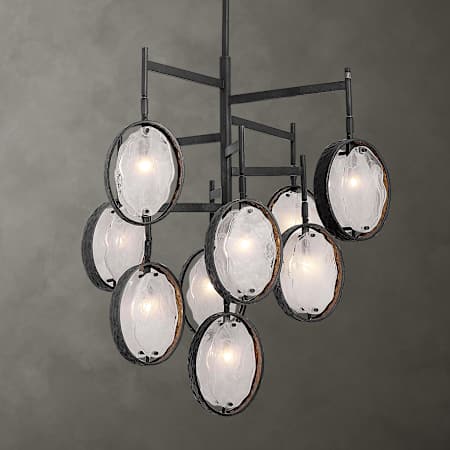 Uttermost Maxin 9 Light 30" Wide Chandelier Bronze
