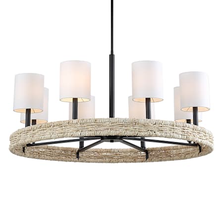Uttermost Faiyam 8 Light 37" Wide Ring Chandelier Multi-Colored