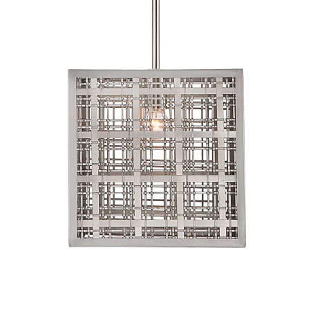 Uttermost Pendleton 10" Wide Pendant Satin Nickel
