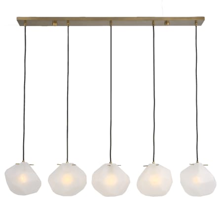 Uttermost Geodesic 5 Light 47" Wide Linear Pendant Geodesic