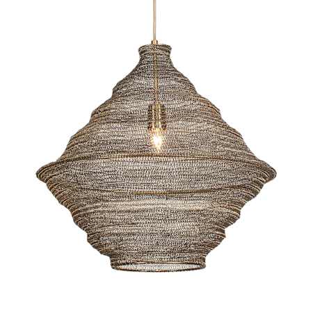 Uttermost Sigh 20" Wide Abstract Pendant Antique Brass