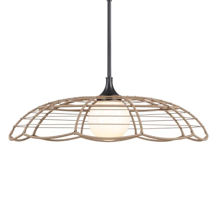 Uttermost Lakeside 30" Wide Pendant Black