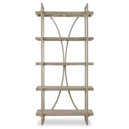 Uttermost Sway 42" Wide Metal and Wood Etagere Bookshelf Beige