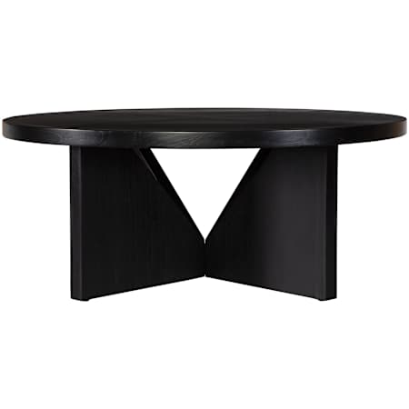 Uttermost Nadette 40" Diameter Wood Table Dark Espresso