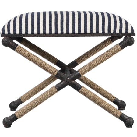 Uttermost Braddock Ottoman Designed by Grace Feyock Navy
