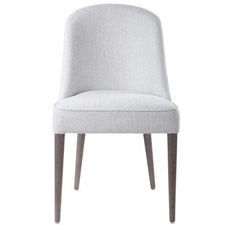 Uttermost Brie Set of (2) - 22" Wide Modern Velvet Upholstered Dining Chairs
 Off-White