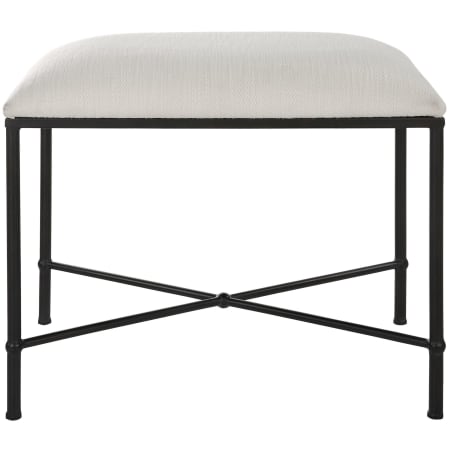 Uttermost Avenham 24" Wide Black Framed Bench Aged Black