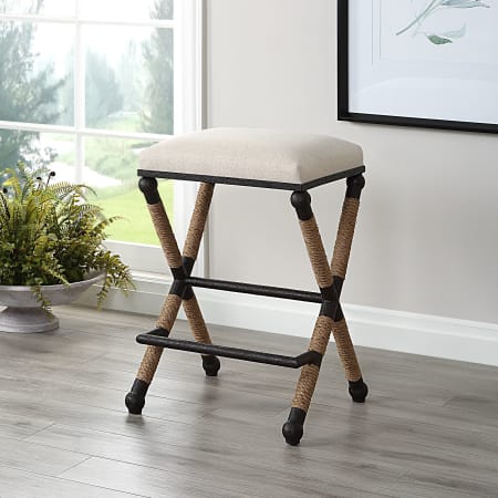 Uttermost Firth 19" Wide Counter Stool Oatmeal
