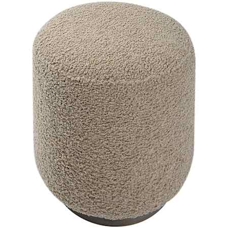Uttermost Avila 16" Wide Standard Ottoman Walnut / Latte