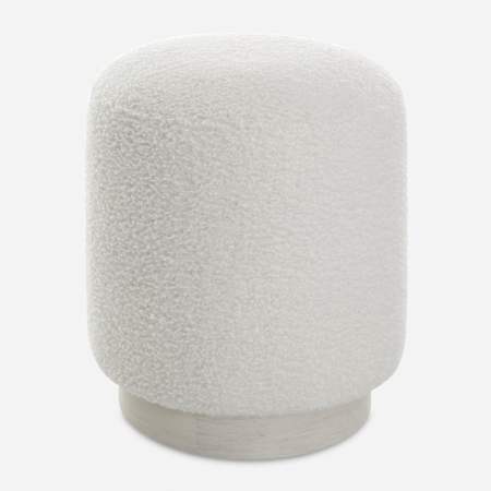 Uttermost Avila 16" Wide Standard Ottoman White