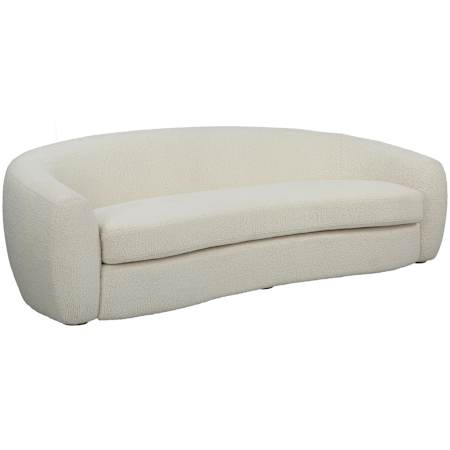 Uttermost Capra 90" Wide Fabric Sofa Off-White