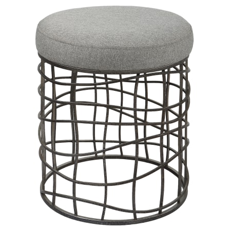 Uttermost Carnival 16.25" Wide Accent Stool Gray / Silver