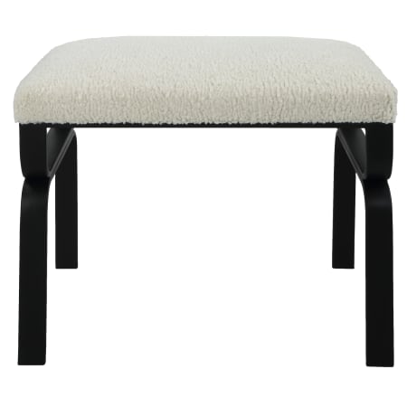 Uttermost Diverge 23" Wide Bench Black / White