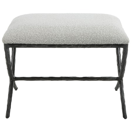 Uttermost Brisby 24" Wide Bench Black / White