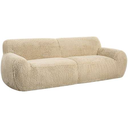 Uttermost Abide 96" Wide Fabric Sofa Caramel