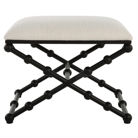 Uttermost Iron 24" Wide Iron Accent Stool Satin Black