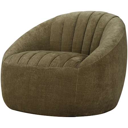 Uttermost Narrows 37" Wide Wood Framed Polyester Accent Chair Moss Green