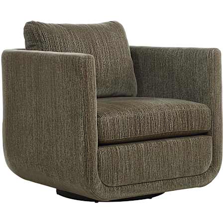 Uttermost Abound 30" Wide Hardwood Framed Polyester Accent Chair Herb