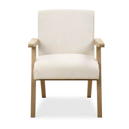 Uttermost Blakely 26" Wood Polyester Dinner Chair Snow