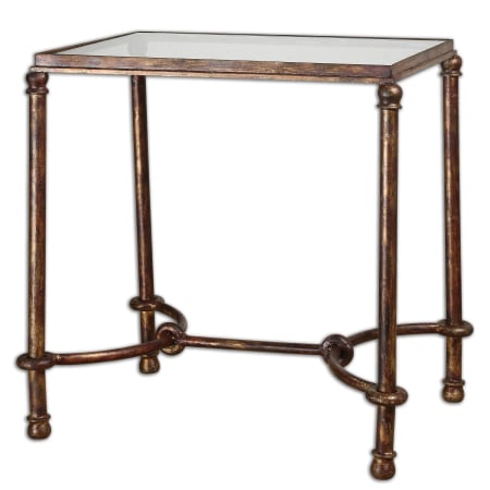 Uttermost Warring Iron Bridle Base End Table Forged Iron