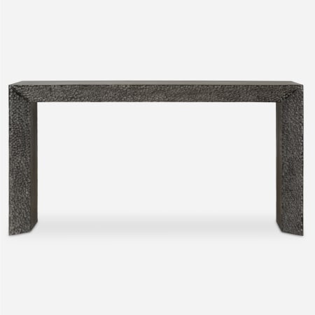 Uttermost Thoreau 62" Wide Elm Wood Veneer Console Table Ebony