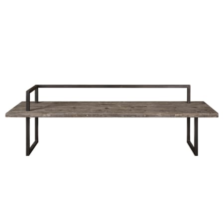 Uttermost Herbert 86 Inch Wide Reclaimed Fir Wood Bench Aged Black