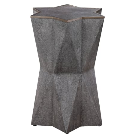 Uttermost Capella 16" Wide Star Shaped with Faux Shagreen Stingray Overlay Accent Table by Matthew Williams Charcoal Gray