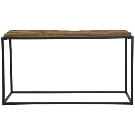 Uttermost Holston 54"W Rustic Contemporary Salvaged Wood Console Sofa Entry Hall Table Reclaimed Wood / Black