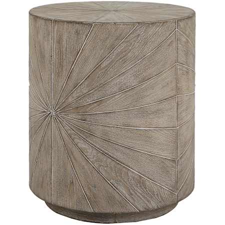Uttermost Starshine 21" Wide MDF and Wood Accent Table Warm Gray