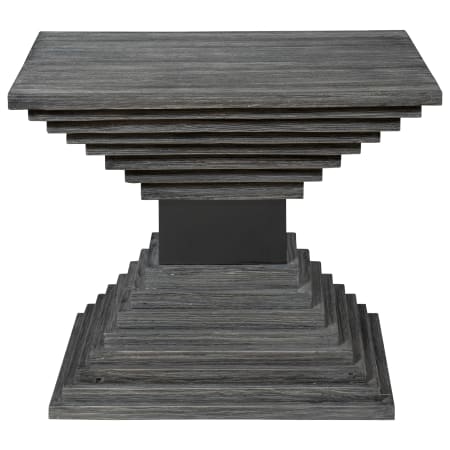 Uttermost 22" Wide Plywood, Steel, and Wood End Table Gray