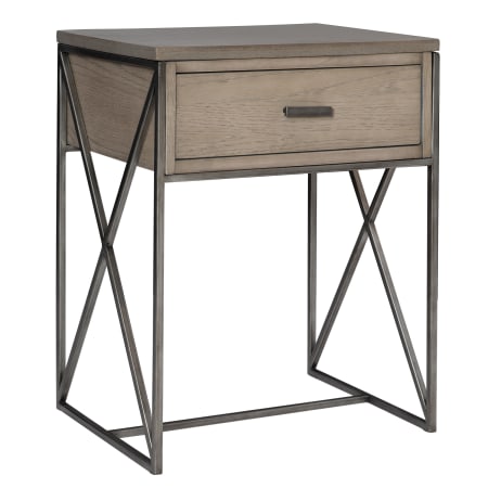 Uttermost Cartwright 15" Wide Concrete Top Iron End Table Aged Gray