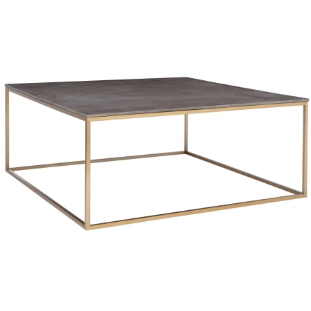 Uttermost Trebon 38" Long Faux Shagreen Stingray Overlay Wrapped Top Stainless Steel Coffee Table Charcoal Gray