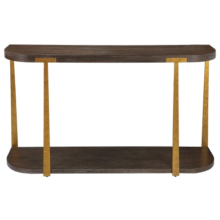 Uttermost 14" Wide MDF, Metal, and Veneer Sofa Table Woodtone