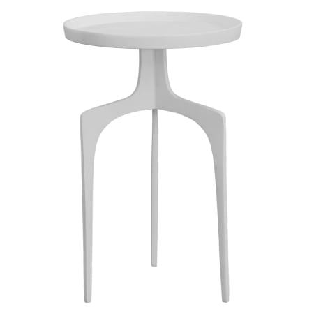 Uttermost Kenna 16" Wide Aluminum Accent Table White