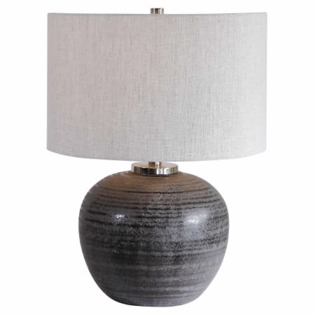 Uttermost Mikkel 22" Tall Vase Table Lamp Charcoal