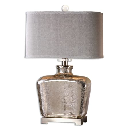 Uttermost Molinara 1 Light Table Lamp Speckled Mercury Glass