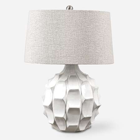 Uttermost Guerina 26" Tall Vase Table Lamp White