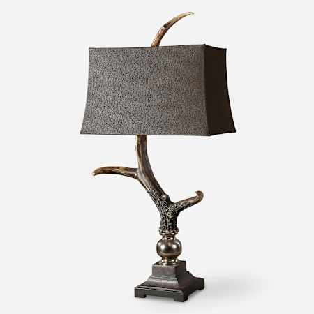 Uttermost Stag Horn 41" Tall Buffet Table Lamp Multi-Colored
