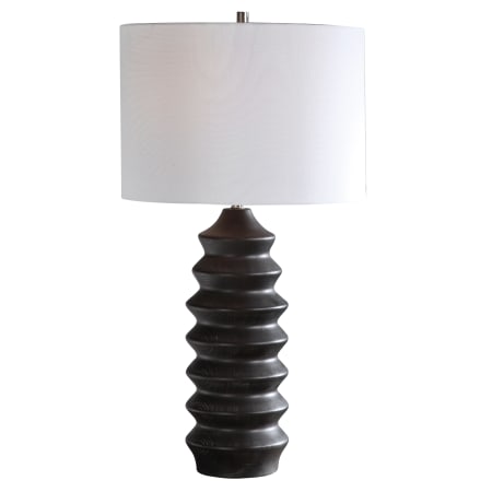 Uttermost Mendocino 30" Tall Column Table Lamp Rustic Black