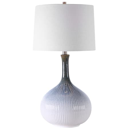 Uttermost Eichler 28" Tall Vase Table Lamp Indigo Blue