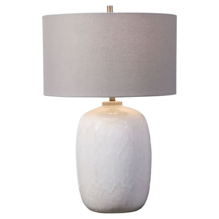Uttermost Winterscape 26" Tall Vase Table Lamp Ivory Drip