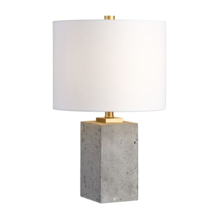 Uttermost Drexel Single Light 17" Tall Buffet Table Lamp Stained Concrete