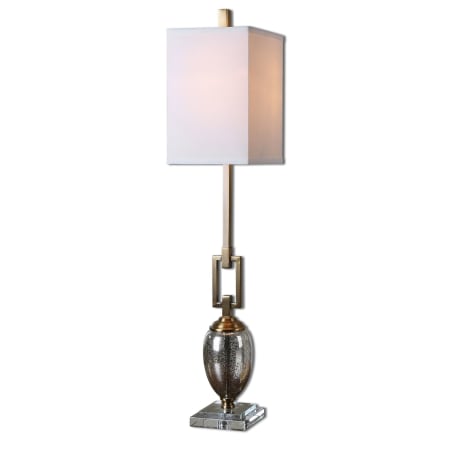 Uttermost Copeland Buffet Lamp with Square Shade Glass and Bronze