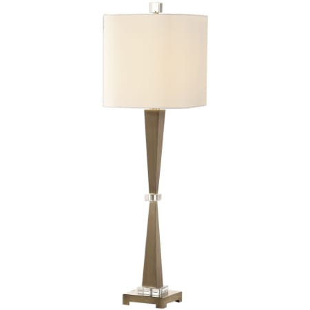 Uttermost Niccolai Single Light 36-1/2" Tall Accent Table Lamp Antique Nickel