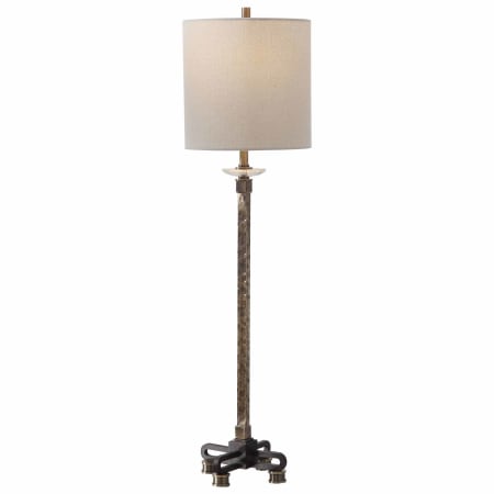 Uttermost Parnell 34" Tall Buffet Table Lamp Antiqued Brass